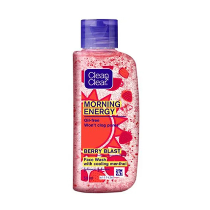 Clean N Clear Face Wash Morning Energy Berry Blast 